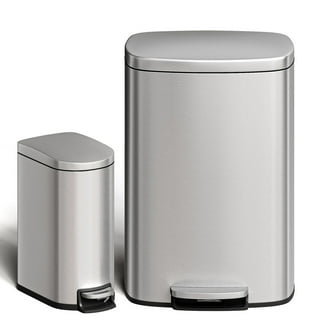 simplehuman 55L/14.5G Kitchen Trash Can with Swing Lid, Commercial