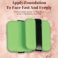 thumbnail image 3 of 1pcs Powder Puff(Green Rectangle),Face Soft Dual Sided Cushion Puff Cosmetic Puff Sponge Powder Wet Dry Makeup Tool, 3 of 6