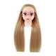 thumbnail image 3 of Cabeza de maniquí de entrenamiento para niños, cabeza de muñeca de práctica de estilismo, modelo de cabeza de muñeca de 25,59 pulgadas con abrazadera Estilo A, 3 of 8