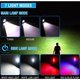thumbnail image 3 of Ultra Powerful LED Flashlight 20000 Lmens USB Rechargeable Flashlight 7 Modes Tactical Flashlight with Clip for Camping Hiking Emergency, 3 of 5