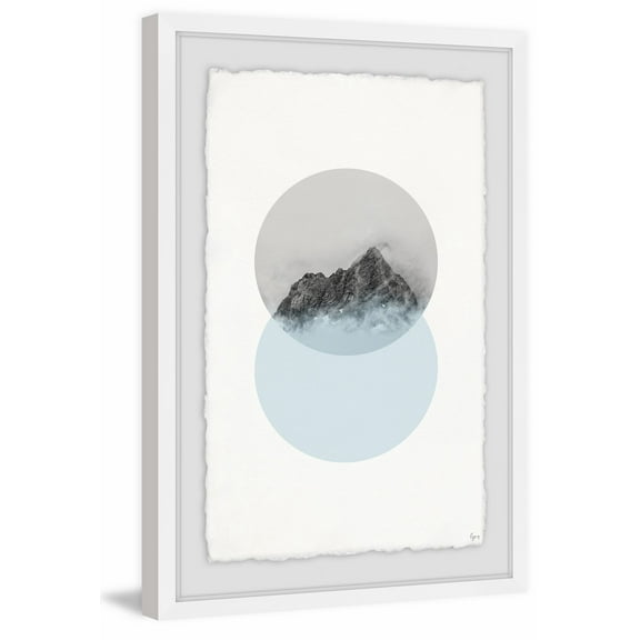 On Top Of The World Framed Painting Art Print, 20.00" x 1.50"