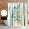 thumbnail image 6 of Americanflat 71" x 74" Shower Curtain, Green Coral II by PI Creative Art, 6 of 7