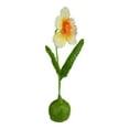 thumbnail image 2 of Northlight 19" Daisy Flower Artificial Spring Floral Table Top Decoration - Green/Yellow, 2 of 4