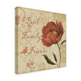 thumbnail image 2 of Trademark Fine Art 'Faith Family Friends Sq' Canvas Art by Lisa Audit, 2 of 3