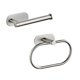 thumbnail image 1 of 2 piezas de accesorios de baño toallero de papel toallero de acero inoxidable 304 toallero de papel cepillado no perforado pegatina de perforación libre toallero de una sola varilla toallero, 1 of 5