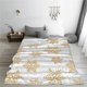 thumbnail image 5 of Fotbe Gold Snowflake Manta de Franela Acolchonada con Estampado, Súper Suave y Esponjosa, Extra Grande para Sofá, Cama, Uso Todo el Año-50"x40", 5 of 7