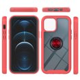 thumbnail image 4 of SaniMore Case for iPhone 13 Pro Max 6.7" 2021 Release, Rugged PC Backplane Shockproof TPU Bumper 360° Rotatng Ring/Kickstand Anti-drop Heavy Duty Protective Case For iPhone 13 Pro Max, Red, 4 of 5