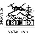thumbnail image 3 of Custom Personalized Metal Wall Art and Airplane Theme - Custom Pilot Name Sign - Wonderful Gifts for Pilots, Airforce Members, 3 of 6