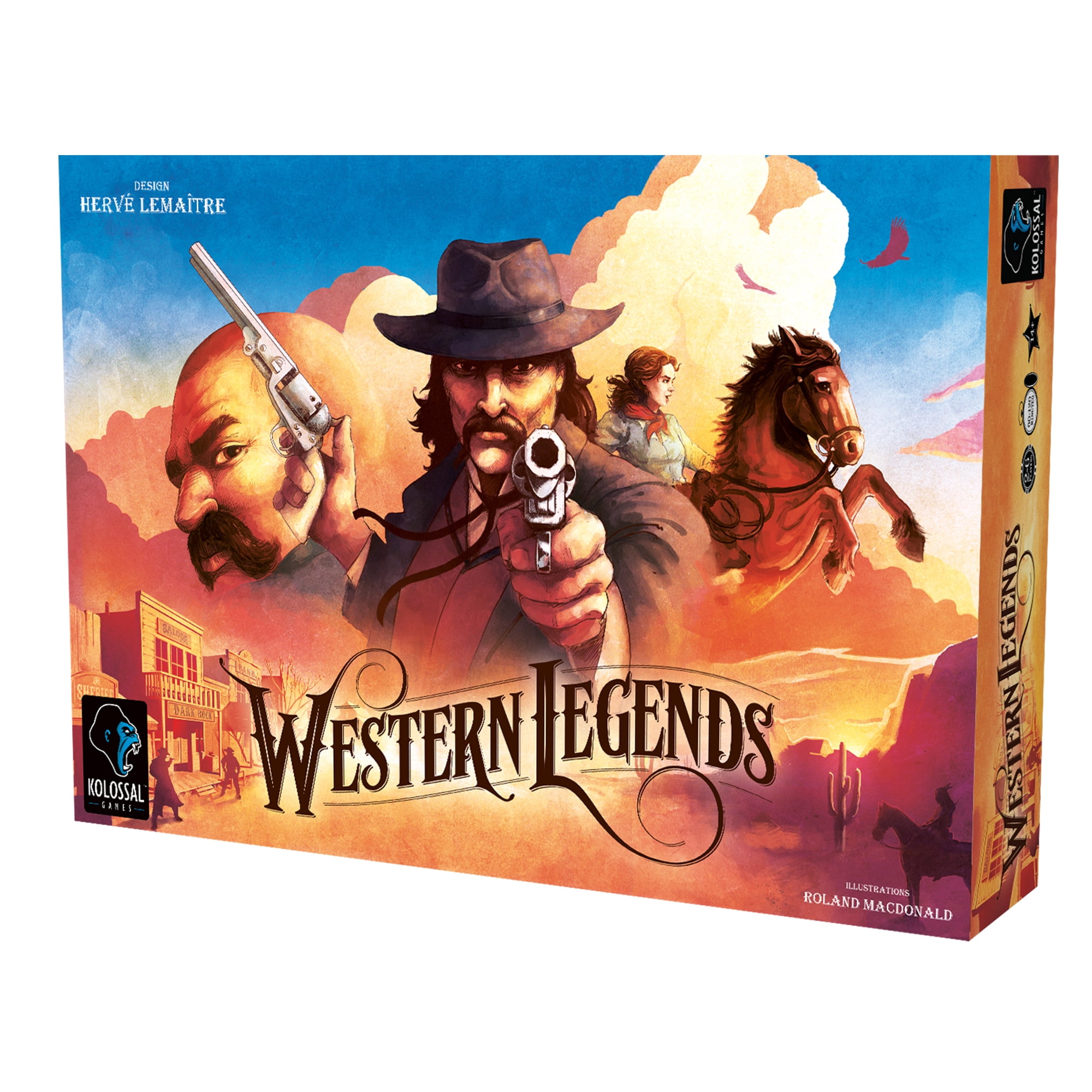 Western Legends Board Game for Ages 14+, from Asmodee