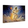 thumbnail image 2 of Stupell Industries Eclectic Space Astronaut Musician Canvas Art, 45 x 30, by Angie Hawke, 2 of 8
