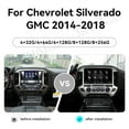 thumbnail image 2 of 13.6 inch Carplay Screen/Radio/Multimedia Player for Chevrolet Silverado GMC 2014-2018 Models Universal Car Navigation/GPS Upgrade Headunit Android Display Video 1080P Touch Screen Replace System, 2 of 16