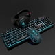 thumbnail image 4 of Auriculares para ratón juego de teclado con cable con retroiluminación cómodos para computadora portátil Juego de teclado para juegos Uso de computadora ANGGREK Otros, 4 of 8