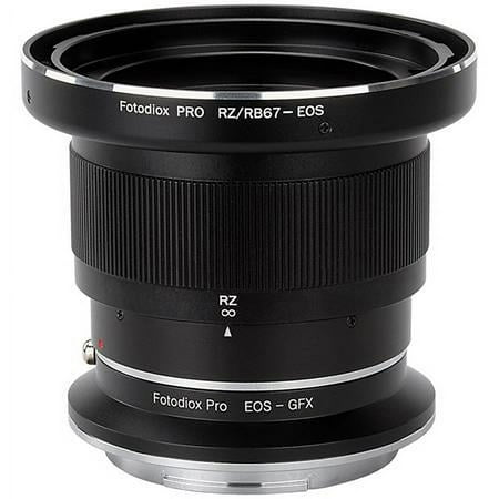 Fotodiox RBRZ-EOS-GFX-Pro Pro Lens Mount Double Adapter for Mamiya RB67 & RZ67 Mount & Canon EOS D & SLR Lenses to Fujifilm G-Mount GFX