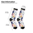 thumbnail image 2 of Uemuo Lilies Flowers Printed Kids Boys Socks Seamless Crew Socks Crazy Funny Athletic Sport Socks for Children, 2 of 6