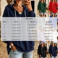 thumbnail image 3 of Lenpel Oversized Sweatshirts for Women Fall Trendy Drawstring Casual Loose Hoodies Comfy Long Sleeve Warm Pullover Tops(White,X-Large), 3 of 5