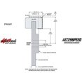 thumbnail image 4 of WILWOOD CORVETTE C6 13" FRONT SUPERLITE 6R BIG BRAKE KIT WITH FREE STAINLESS BRAKE LINES & BRAKE FLUID, RED CALIPERS, SLOTTED ROTORS, 2005-2013 CORVETTE C6, 4 of 5