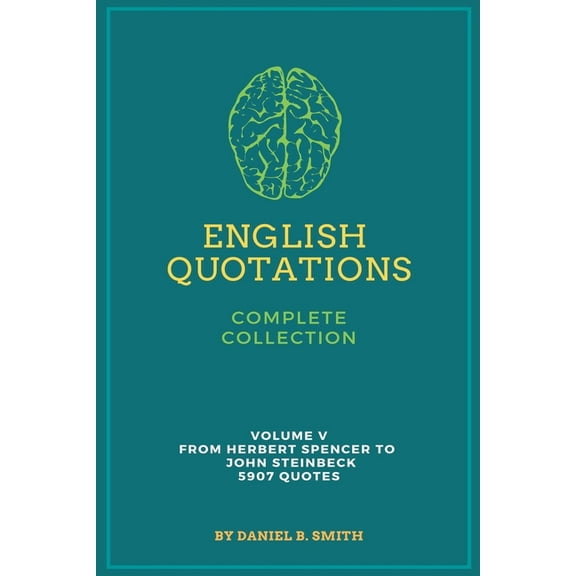 English Quotations Complete Collection: Volume V, (Paperback)