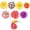 Z4-Yellow, variant on 5 Pcs Velvet Fake Pumpkins Fall Decor,Faux Small Pumpkin,Small Decorative Fabric Rustic Pumpkins,Fall Artificial Velvet Pumpkins,Small Realistic Vegetable Ornament,Halloween Decorations,Orange&Yellow