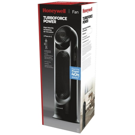 Honeywell - TurboForce Tower Fan - Black