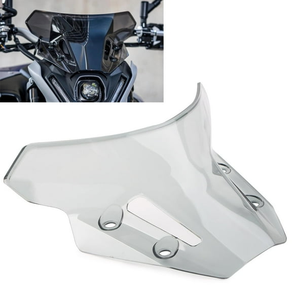 ZS Windshield Windsreen Wind Deflectors Gray Fit for YAMAHA MT09/ SP FZ09 2021-2022