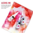thumbnail image 2 of Marabu Alcohol Ink Set, 42 Colors Vibrant and Metallic Alcohol Ink Paint, 20ml, 2 of 8