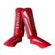 thumbnail image 3 of Espinilleras de kickboxing, protectores de espinilla y empeine, equipo de entrenamiento, equipo de MMA para piernas M rojo, 3 of 8