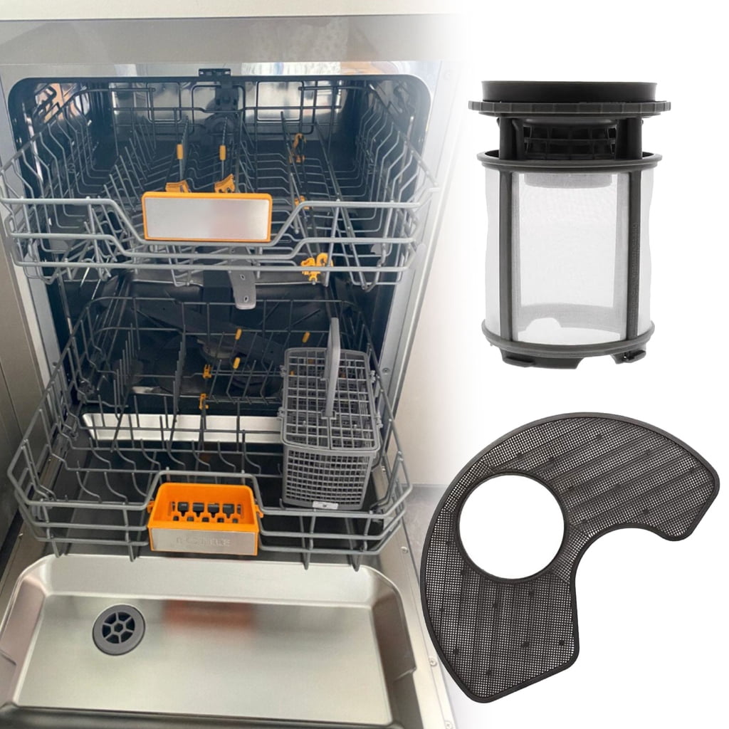 Miiottaa Original Dishwasher Pump Filter Cup And Fine Screen Replacement Set For Various Brands