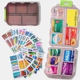 thumbnail image 2 of Clearance! Yiteos Storage Rack, Organizer with Labels Travel Daily Container Organizer Storage Organizer Travel Case 7 Day Organizer(147 Lables), Travel Pill Organizer Box, 147 Labels, 2 of 6