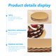 thumbnail image 3 of Almohadilla Para Base De Pastel, Diseño De Capa Laminada, Base De Papel Para Pastel, Aspecto Hermoso, Bandeja Para Pastel De Papel, Alfombrilla Redonda No Tóxica Para Pastel Para Cocina Casera 10 Uds. Cateissary HA026348-02, 3 of 6