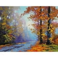 thumbnail image 3 of Gercken, Graham 14x12 Black Modern Framed Museum Art Print Titled - Autumn Arrival, 3 of 5