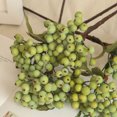 thumbnail image 4 of Artificial Berry Bean Plant Simulation Bean Branch Home Office Fake Plastic Foam Plant, Green, 4 of 6