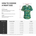 thumbnail image 4 of Uemuo Jungle Leopard Printed Women's Classic V-Neck T-Shirt - Soft, Breathable, Moisture-Wicking, Perfect for Casual, Office, Travel, and Everyday Wear-Medium, 4 of 5
