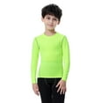 thumbnail image 3 of Kids Boys Compression Base Layers Quick Dry Long Sleeve Sports T-Shirts, 3 of 3