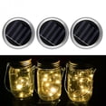 thumbnail image 6 of Anvazise Solar Powered 10LED Lid Insert Fairy String Light Party Decor Lamp for Mason Jar Multicolor Flashing One Size, 6 of 13