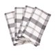 thumbnail image 1 of Saro Lifestyle Colección Yuri Servilletas De Algodón Con Diseño A Cuadros (Juego De 4) 20" Gris, 1 of 4