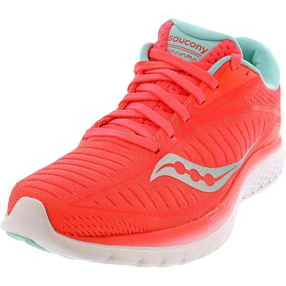 Saucony Women's Kinvara 10 Vizicoral / Blue Ankle-High Mesh Running - 8M