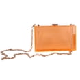 thumbnail image 1 of Trayknick Crossbody Bag Transparent Square Solid Storage Acrylic Multipurpose Messenger Bag for Outdoor Orange, 1 of 13