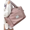 thumbnail image 2 of Kmbangi Travel Bag Large Capacity Letter Patterns Storage Bag Handbag, 2 of 7