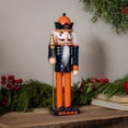 thumbnail image 3 of Chicago Bears 12" Wooden Nutcracker Statue, 3 of 3