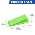thumbnail image 2 of LAMIRO 4Pcs Door Stoppers for Bottom of Door,Anti-Slip Texture Design Door Stop,Effectively Reduce Ground Scratches Door Stops for Bottom of Door,green, 2 of 7