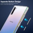 thumbnail image 5 of for Samsung Galaxy Note 10 Case Crystal Clear Designed Rubber Samsung Note 10 Case Hard PC Back Shockproof Cover Wireless Charging Phone Case for Sumsung Galaxy Note 10 Clear for Woman Man, 5 of 7