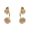 thumbnail image 1 of 1 Pair Tiny Zircon Stud Earrings Ear Piercing Jewelry Crystal Earrings Rhinestones Earrings, 1 of 7