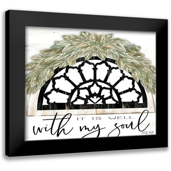 Jacobs, Cindy 14x12 Black Modern Framed Museum Art Print Titled - With My Soul