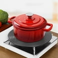 thumbnail image 4 of OUNONA Cooking Plate Heat Diffuser Heat Conduction Plate Black 1Pcs for Home Users Cooks, 4 of 8