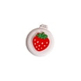 thumbnail image 4 of Mini Brosse à Cheveux Brosse à Cheveux Ronde de Poche avec Miroir pour Enfants Filles Femmes Fraise, 4 of 8
