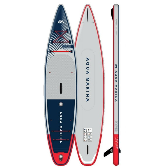 Aqua Marina Hyper 11'6" (Navy) - Touring iSUP, 3.5m/15cm, with coil leash