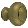 thumbnail image 3 of Deltana KR119U5 Knob Round w/ Groove in Antique Brass, 3 of 3