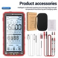 thumbnail image 2 of Rechargable Digital Professional Multimeter Non-contact Voltage Tester AC/DC Voltage Meter LCD Screen Current Tester ,Battery Test, 2 of 7