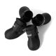 thumbnail image 2 of 4 unids/lote de zapatos de goma para lluvia para mascotas, botines impermeables antideslizantes para perros (negro S), 2 of 4
