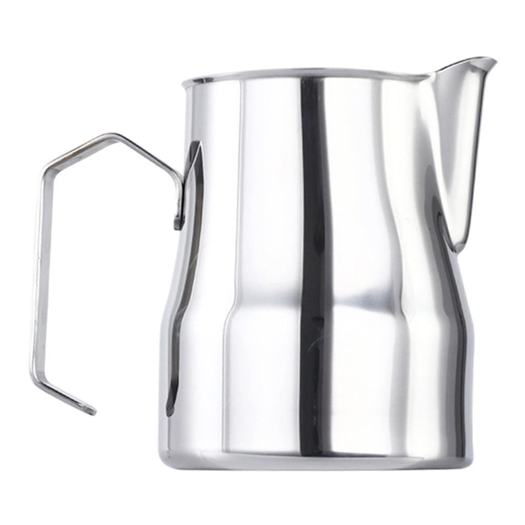 500 ml Milk Jug Pitcher Space Home Milk Jug in Stainless Steel Silver Frothing Jug